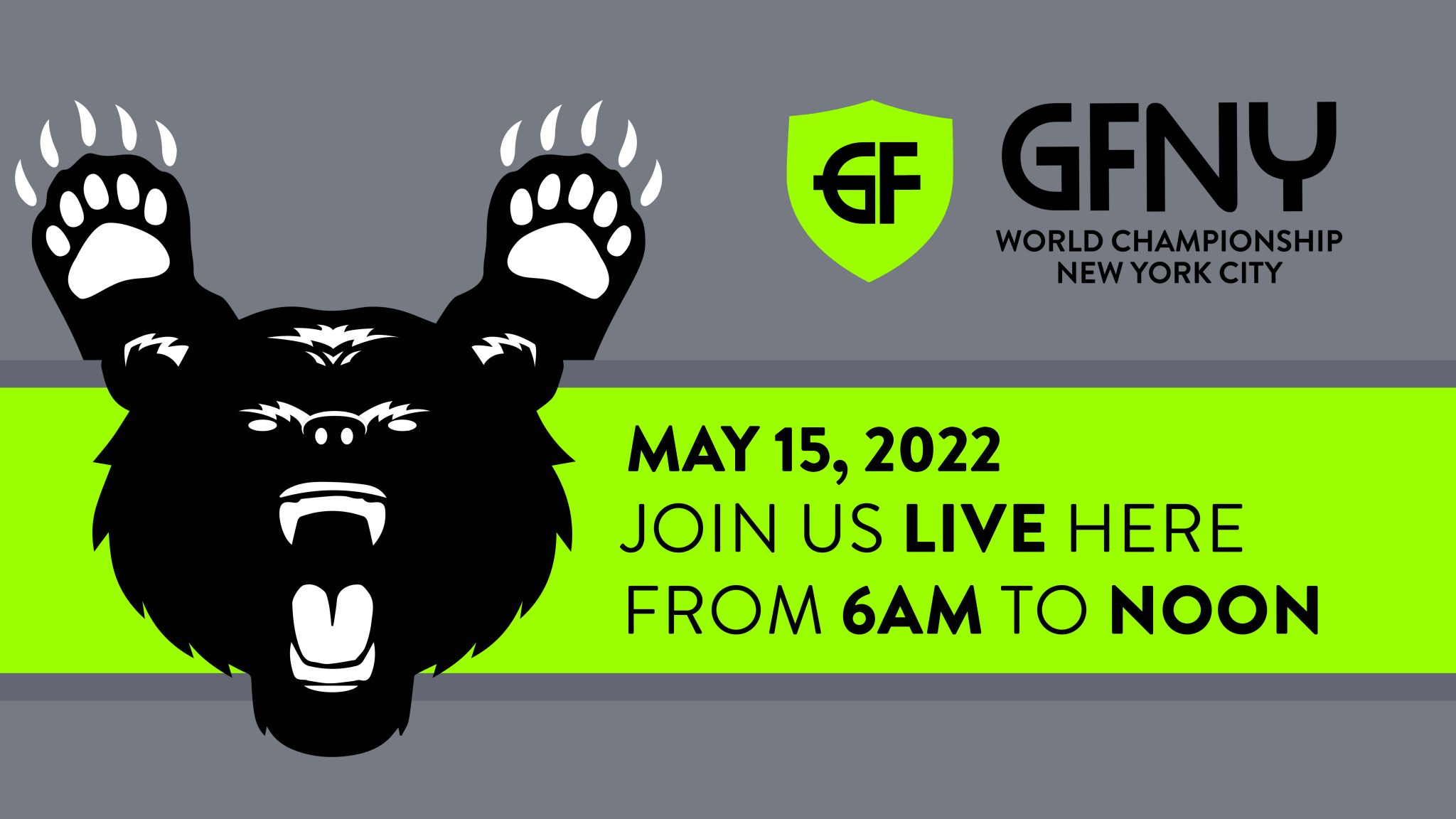 Live this Sunday 10th GFNY World Championship NYC GFNY Global